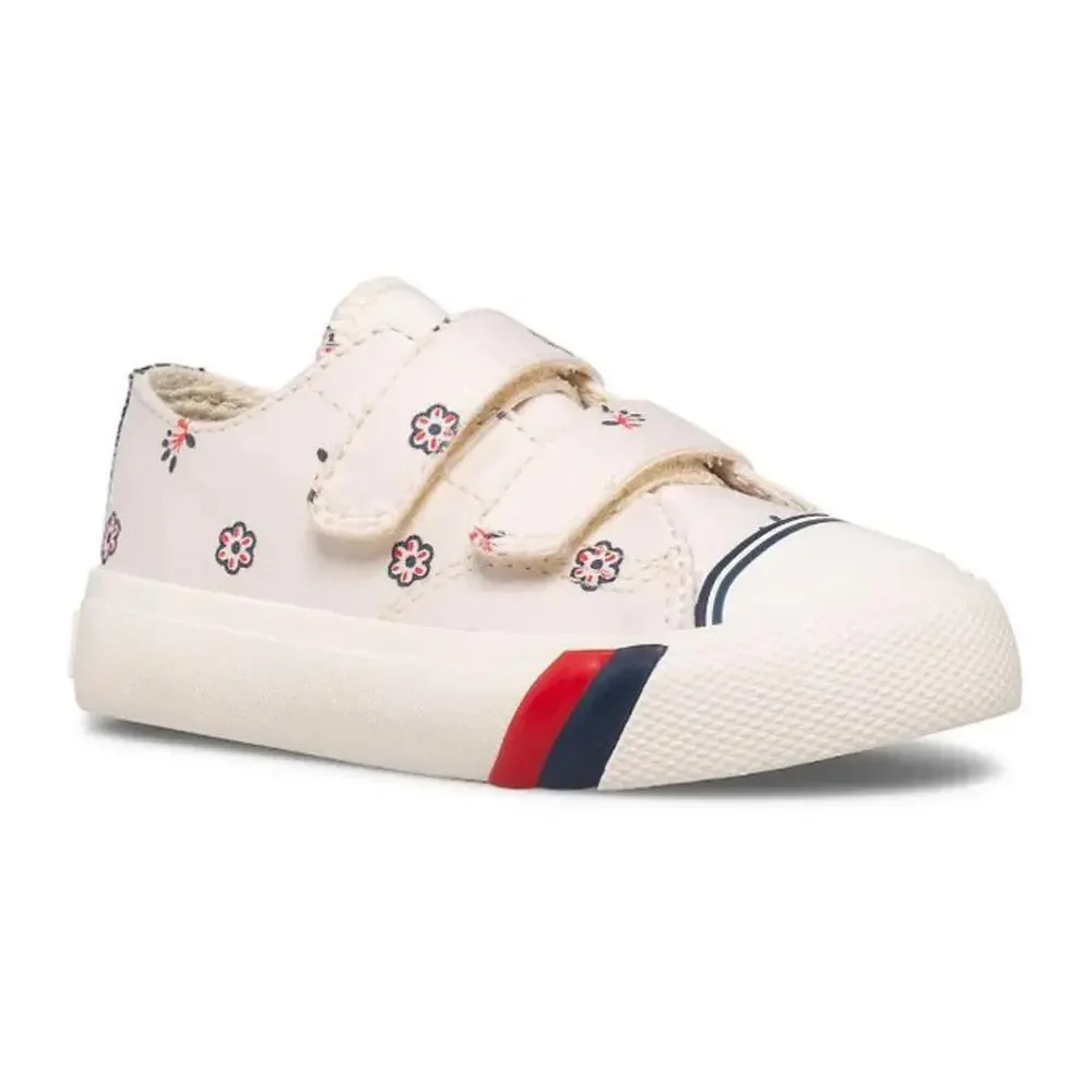 PRO-Keds Royal Lo HL Sneakers Toddler US 4.5 White Print Casual Shoes HAWK538